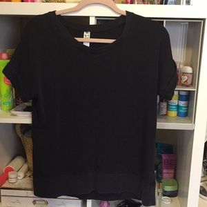 Plain Black Organic Tee